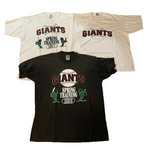 VTG 1997 1998 San Francisco Giants Spring Training Qty 3 T-shirts MLB Baseball